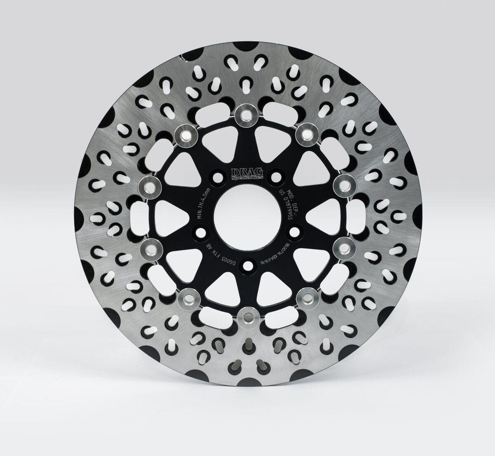 Drag Specialties FTK Series Brake Disc For Harley Davidson FLHR 1450 2000-2003 Front - Black