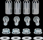 Moose Racing Wheel Stud/Nut Kit For Polaris Ranger 500 Crew 4X4 2012-2013 Fits Rear - Silver