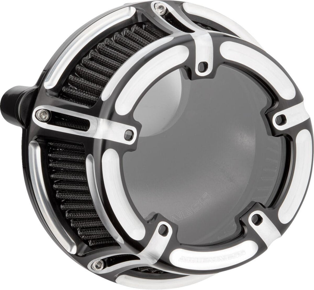 Arlen Ness Method Series Clear Cover Air Cleaner For Harley Davidson FLHX 1923 2024-2026 - Black/Contrast Cut