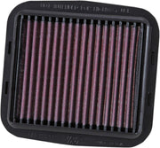 K&N Race Spec High Flow Air Filter For Ducati Diavel 1260 2019-2022 - Black Red