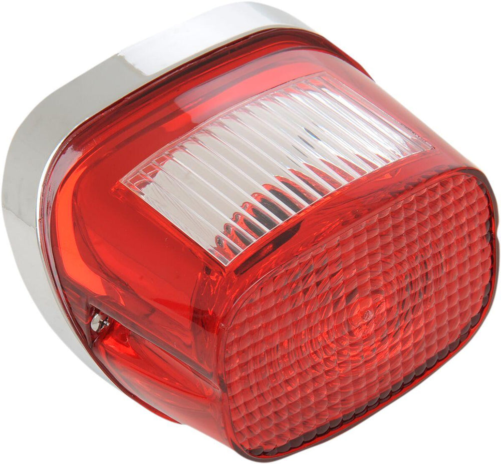 Drag Specialties Taillight Assembly For Harley Davidson FLD 1690 2012-2013 Rear Clear Red