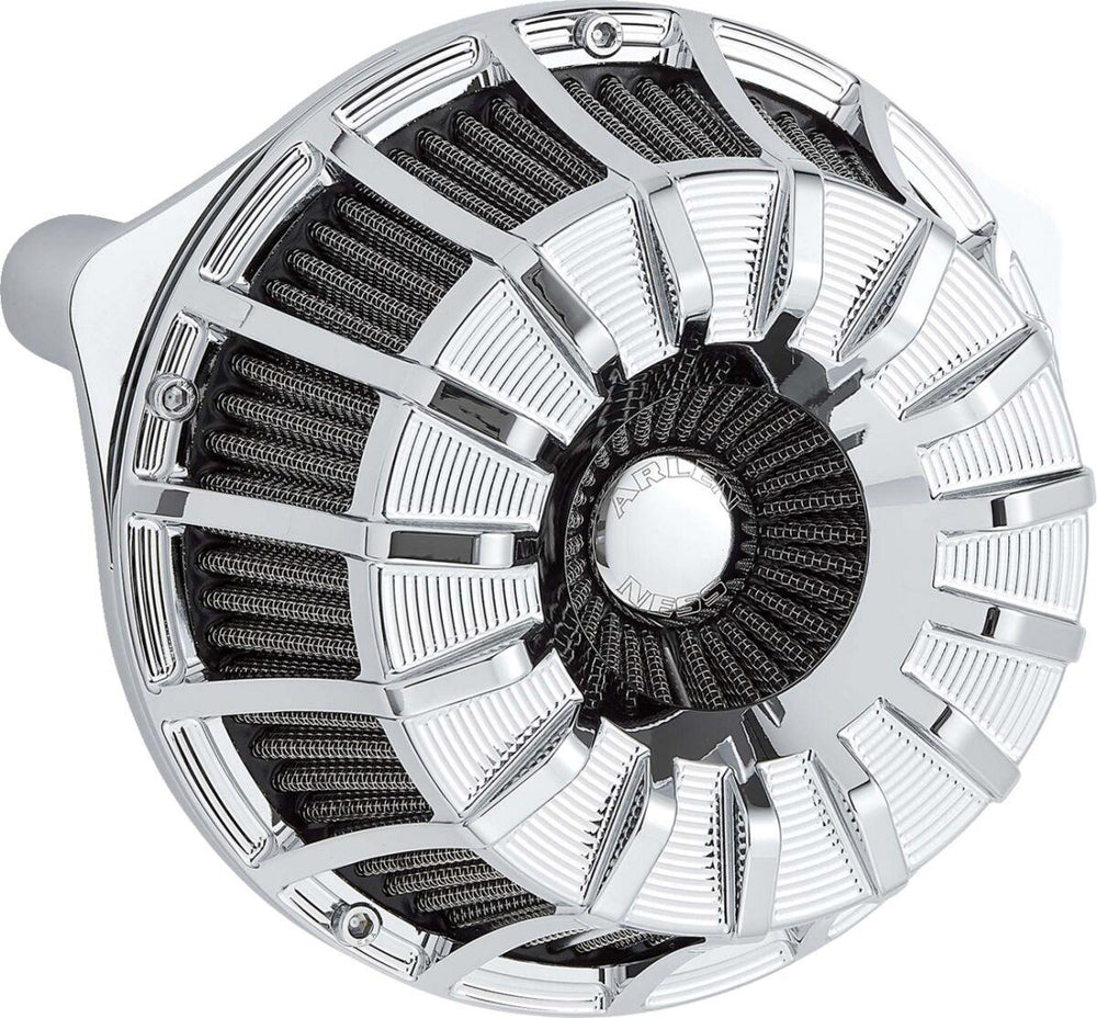 Arlen Ness Inverted Series 15-Spoke Air Cleaner Kit For Harley Davidson FLHX 1923 2024-2026 - Chrome