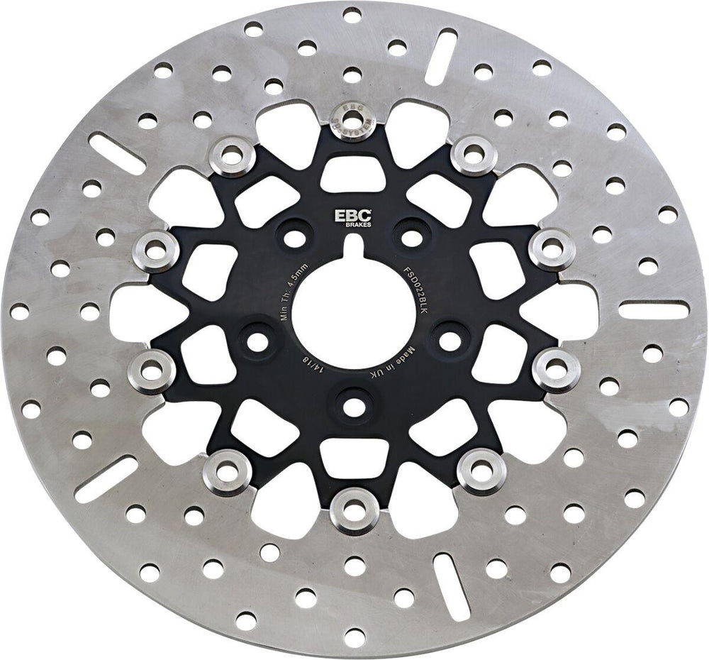 EBC FSD Series Stainless Steel Front Brake Disc For Big Twins For Harley Davidson FLHTC1340 1984 Front - Black