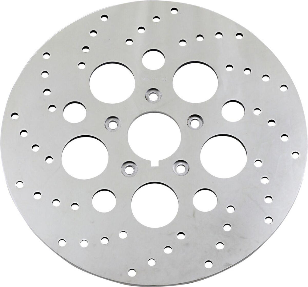 Pro-One Polished Stainless Steel Brake Disc For Harley Davidson FLST 1340 1986-1990 Front Left - Silver