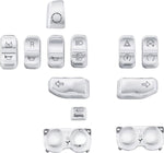 Drag Specialties Switch Cap Kit For Harley Davidson FLH 1868 2021 - Chrome