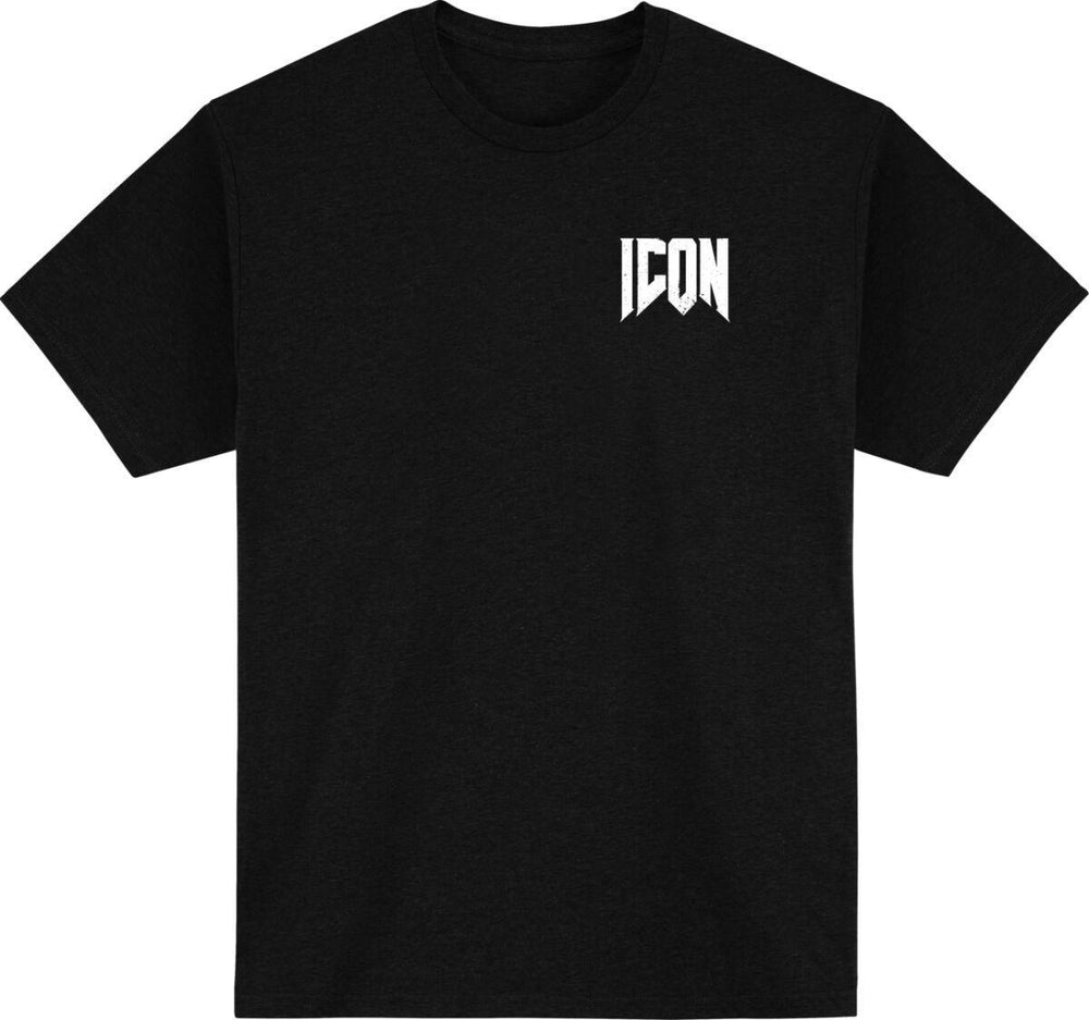 Icon Mens Adult Blegh T-Shirt - Black Brown Red Tan