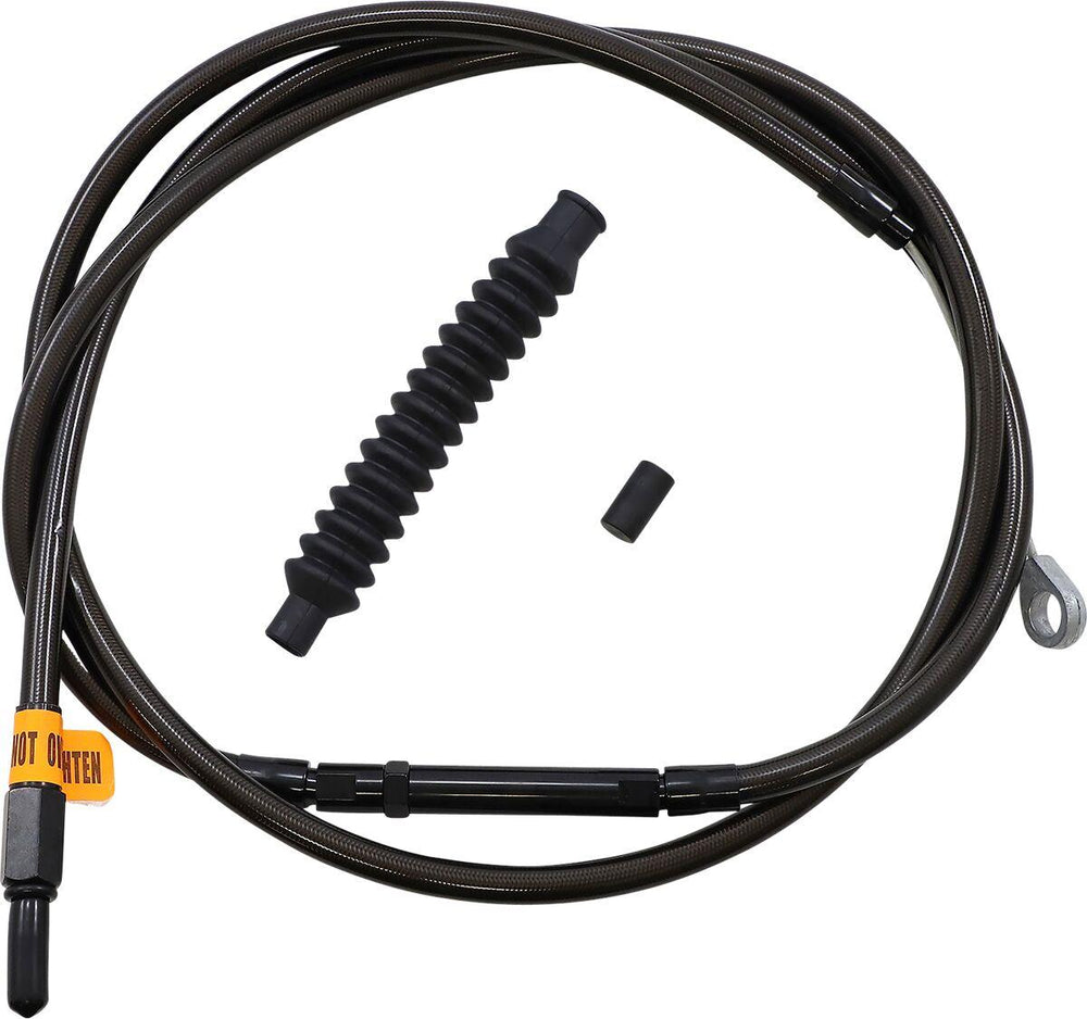LA Choppers Midnight Braided Clutch Cable For Harley Davidson FLHR 1584 2008-2011 185 cm (72-7/8") 18" - 20" - Black