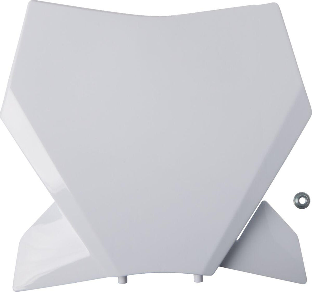 UFO Front Number Board For KTM  SX125 2023-2025 - White