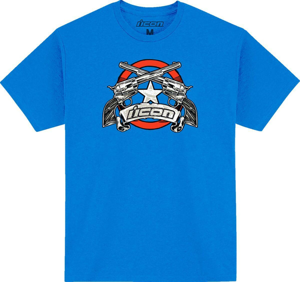 Icon Mens Adult Tejas Libre T-Shirt - Black Grey Red Royal Blue