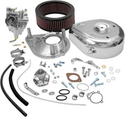 S&S Cycle Super E Carburettor Kit For Harley Davidson FLH 1200 1979-1980 - Chrome