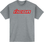 Icon Mens Adult Clasicon T-Shirt - Heather Grey