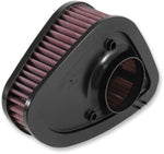 K&N High Flow Air Filter For Harley Davidson FLH 1868 2021 - Black Red