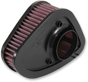 K&N High Flow Air Filter For Harley Davidson FLH 1868 2021 - Black Red