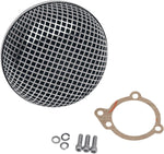 Drag Specialties "Bob" Retro-Style Air Cleaner Kit For Harley Davidson FLD 1690 2012-2013 - Chrome