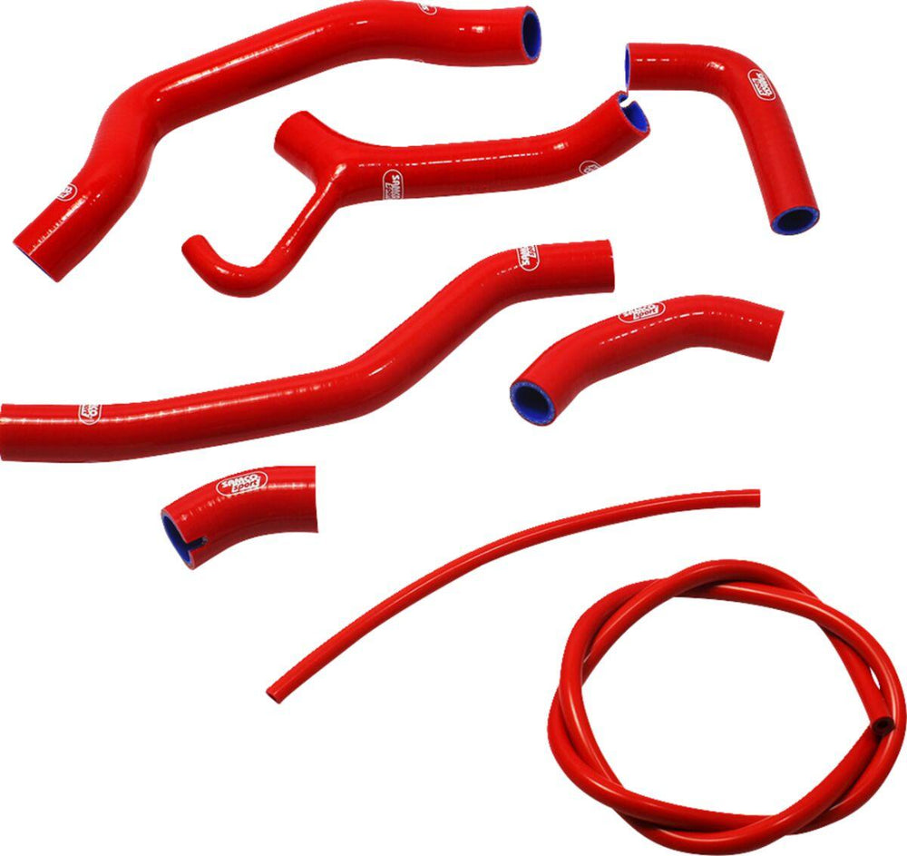 Samco Radiator Hose Kit For Ducati Desert X 950 2022-2024 - Red