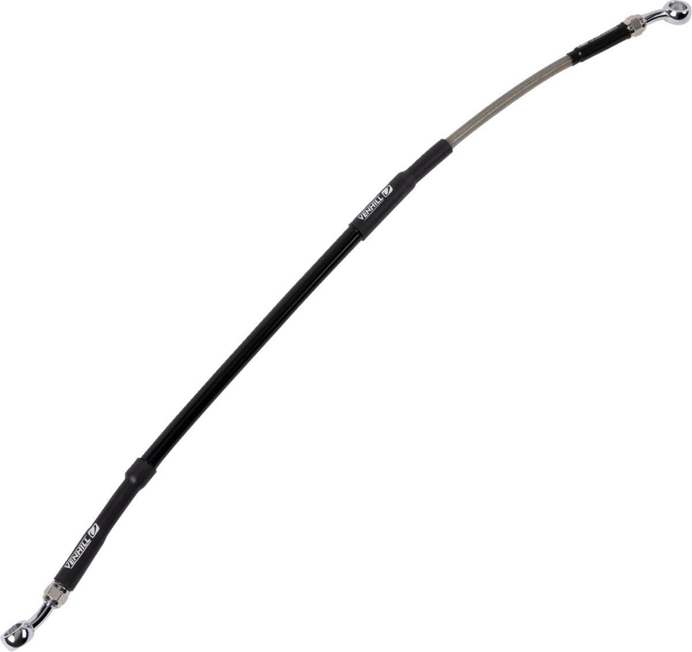 Moose Racing Stainless Steel Braided Brake Hose For Kawasaki KX65 2024 Rear