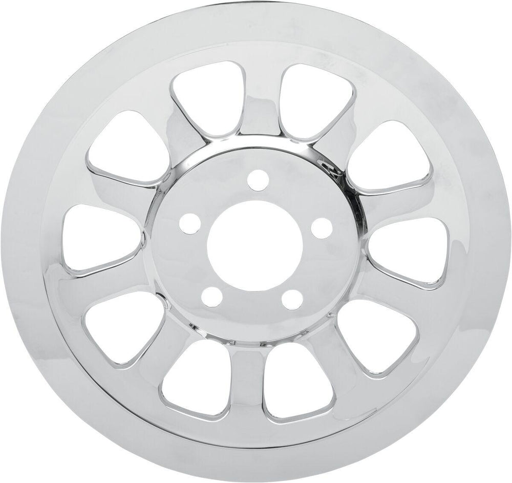 Drag Specialties Outer Rear Pulley Insert For Harley Davidson FLD 1690 2012-2013 Rear - Chrome