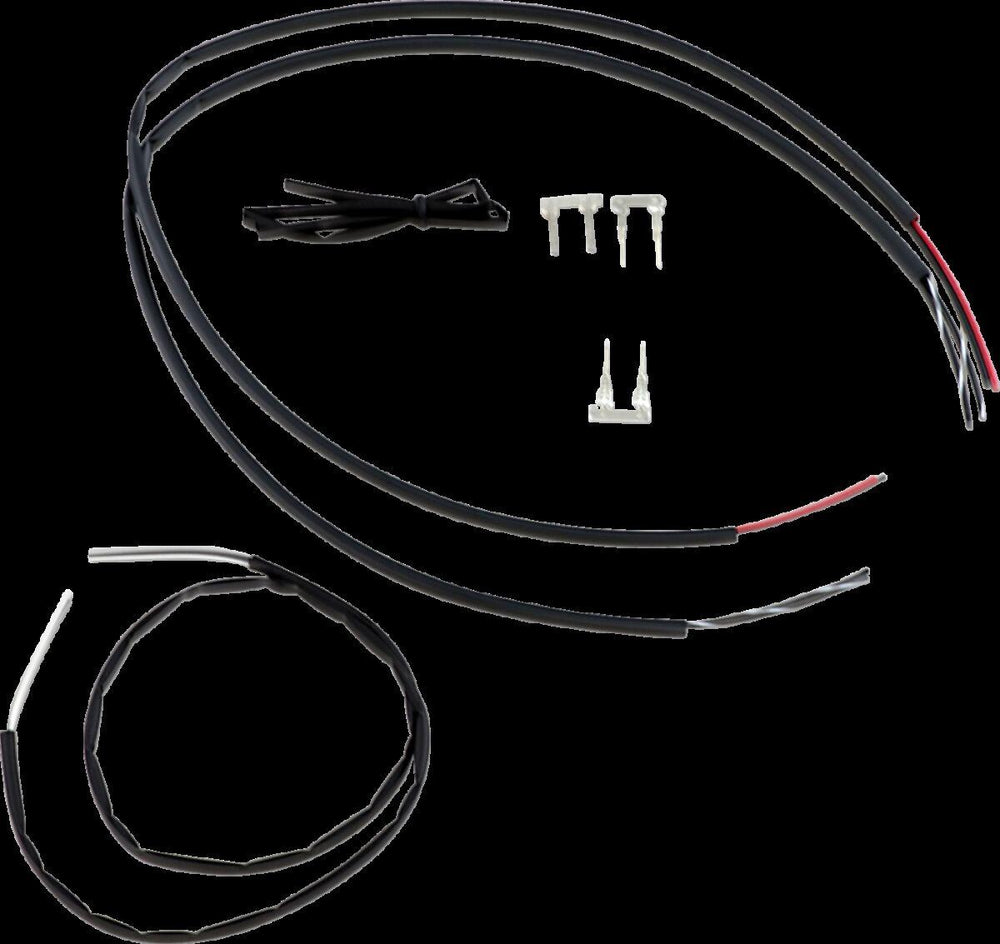 LA Choppers Heated Grip Wire Extension Kit For Harley Davidson FLHRSE6 1800 ABS 2014 - Black