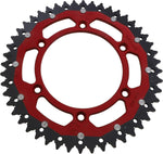Moose Racing Dual Sprocket For Gas Gas EC 250 2021-2025 Rear Red 48T