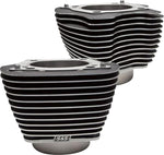S&S Cycle Cylinder Set For Harley Davidson FLDE 1750 ABS 2018-2020 - Black/Highlighted Fins