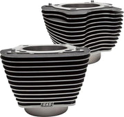 S&S Cycle Cylinder Set For Harley Davidson FLDE 1750 ABS 2018-2020 - Black/Highlighted Fins