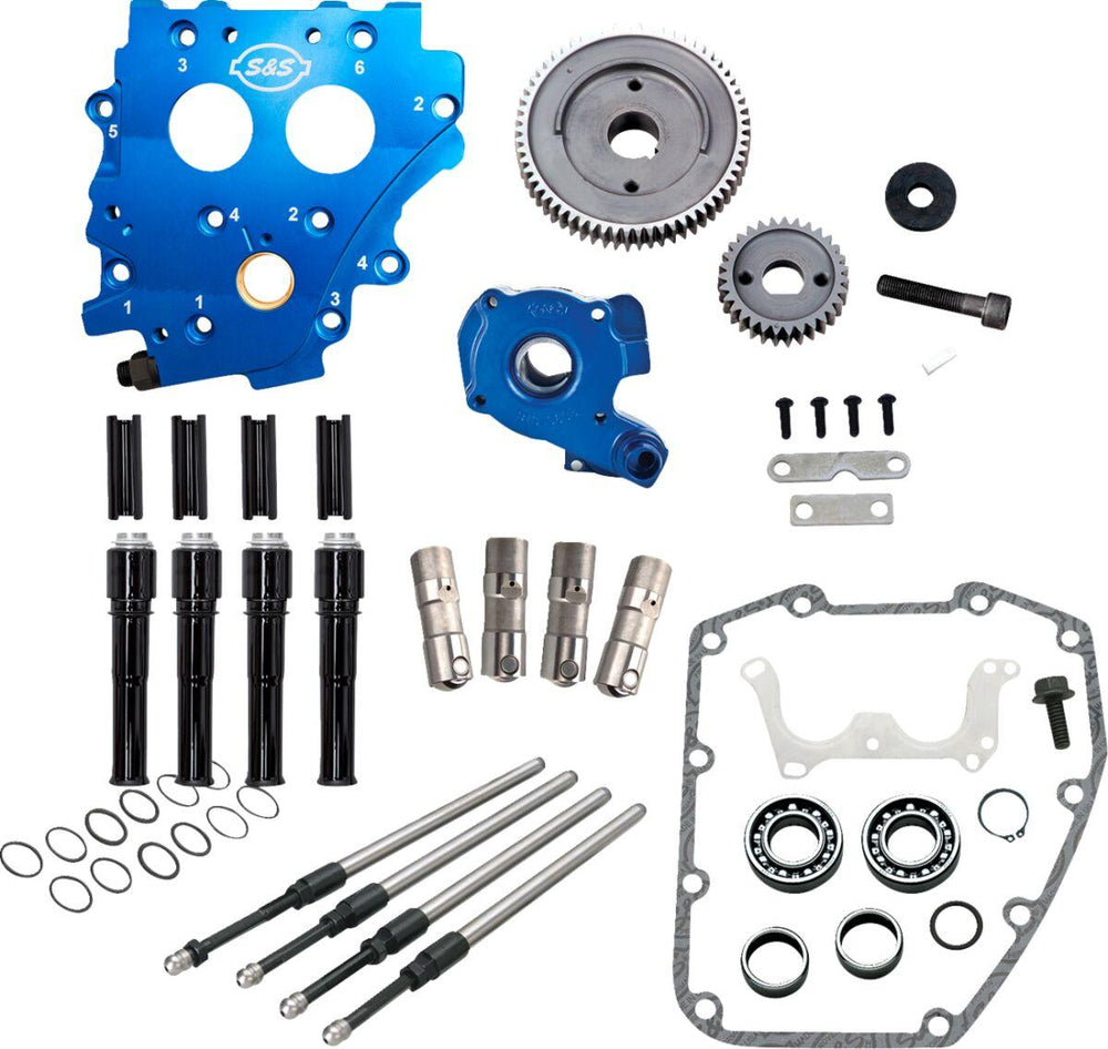 S&S Cycle Cam Chest Kit Without Cams For Gear Drive Twin Cam For Harley Davidson FLHR 1450 1999-2003 - Black