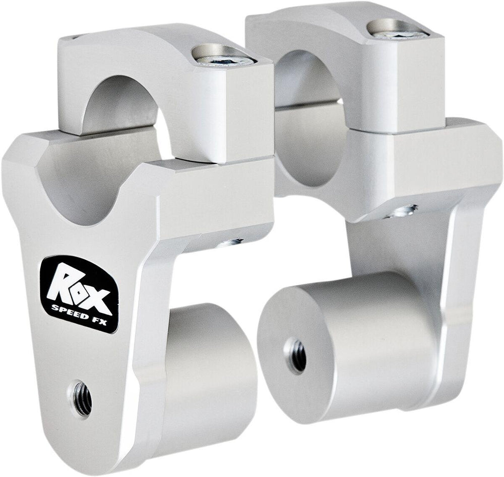 Rox Speed FX Pivoting Handlebar Risers For 1-1/4" Handlebars For BMW R 1200 GS 50.8mm (2") - Anodized