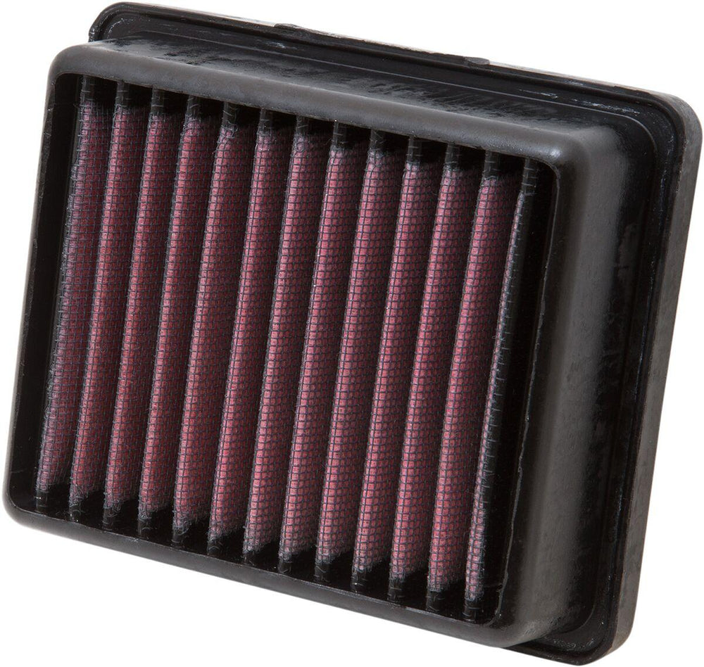 K&N High Flow Air Filter For KTM  Duke 125 2011-2012 - Black Red
