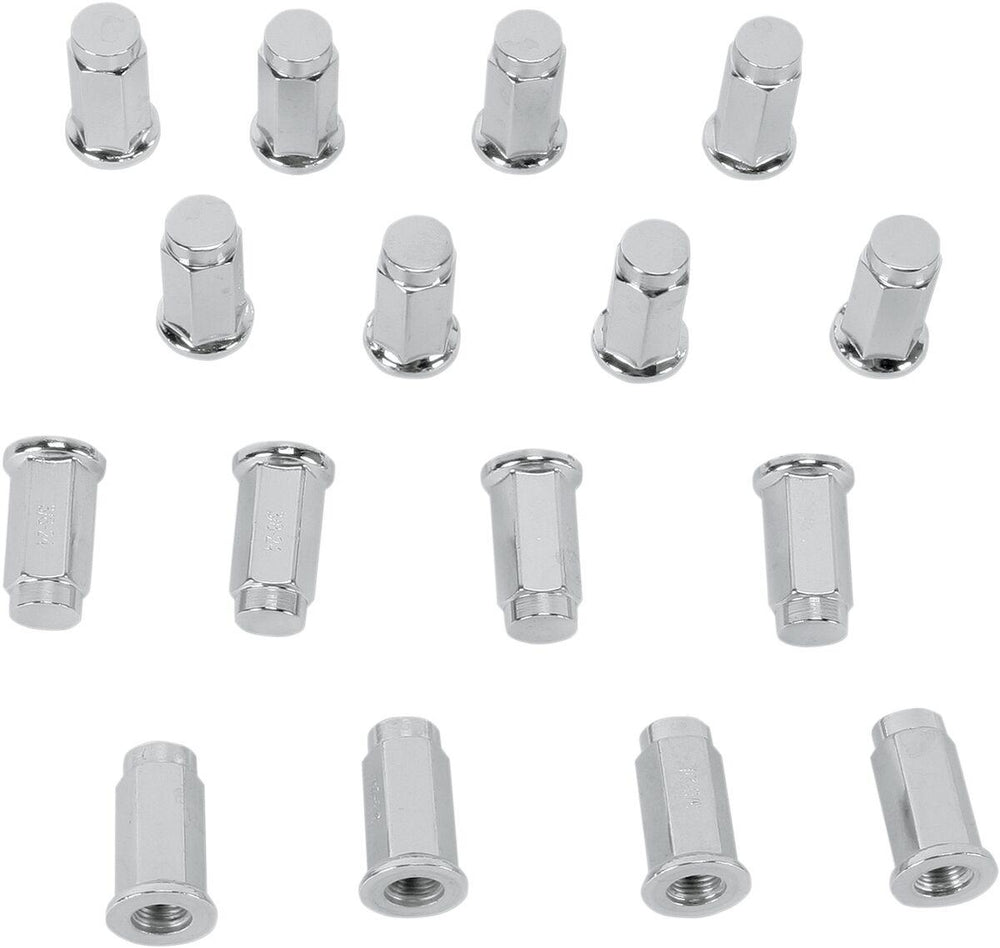 ITP Lug Nuts For Polaris ACE 500 4X4 2018-2019 - Chrome/Silver/Flat