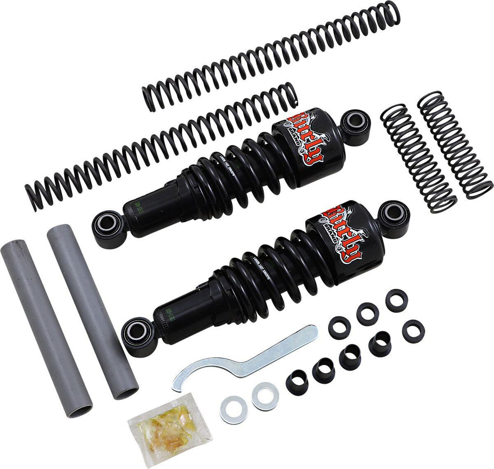 Burly Slammer Kit For Harley Davidson XL 1200 C 2004-2015 Rear Lowers 63.50 mm (2.50") - Black