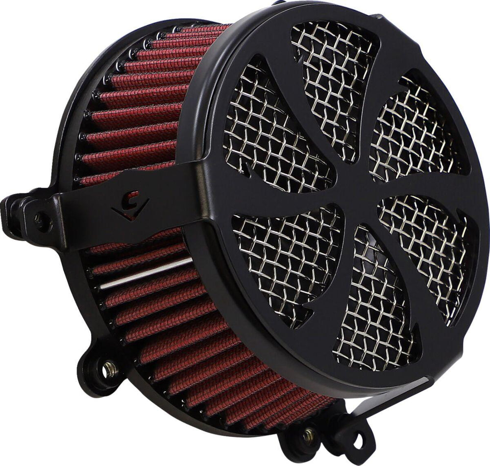 Cobra Air Cleaner Kit For Harley Davidson FLHR 1584 2008-2011 Swept - Black