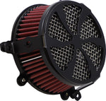 Cobra Air Cleaner Kit For Harley Davidson FLHR 1584 2008-2011 Swept - Black
