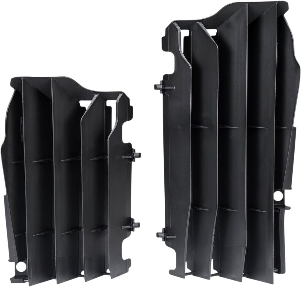 UFO Radiator Louvres For Kawasaki KXF450 2016-2020 - Black