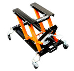 Bike Lift Hydraulic Centre Lift - Steel - Black/Orange