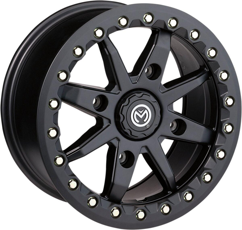 Moose Racing 544X Beadlock Wheel For Can Am (BRP) Commander 1000 EFI 2011-2017 Fits Front Or Rear - Black Satin