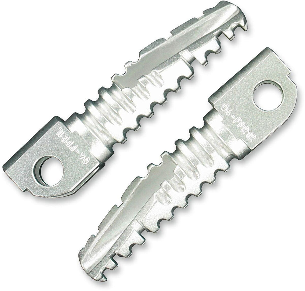 PSR SBK Pegs for OEM Footrests For Kawasaki ER-6N 650 2009-2010 - Silver