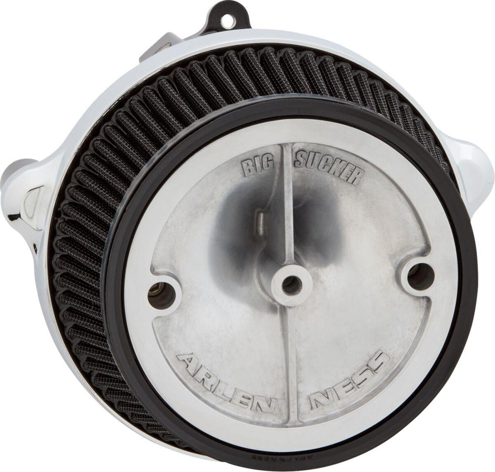 Arlen Ness Big Sucker Stage 1 Air Cleaner Kit without Cover For Harley Davidson FLHX 1923 2024-2026 - Black/Chrome