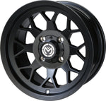Moose Racing 27X Wheel For Polaris 455 4X4 1999 Front 12x7" - Black