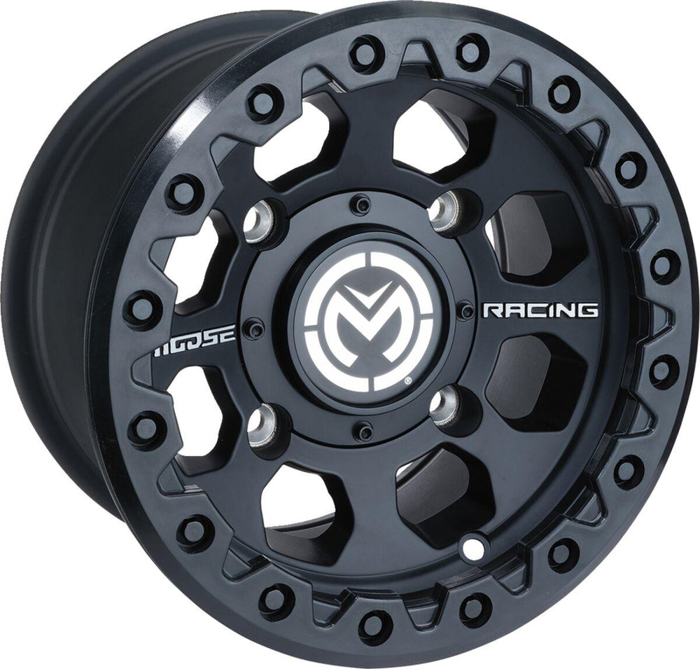 Moose Racing 23X Wheel For Kawasaki KVF650 I 4X4 2006-2013 Rear 12x8" - Black/Satin