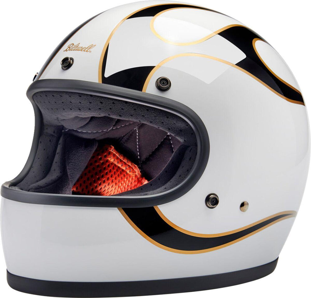 Biltwell Gringo Helmet - Black White