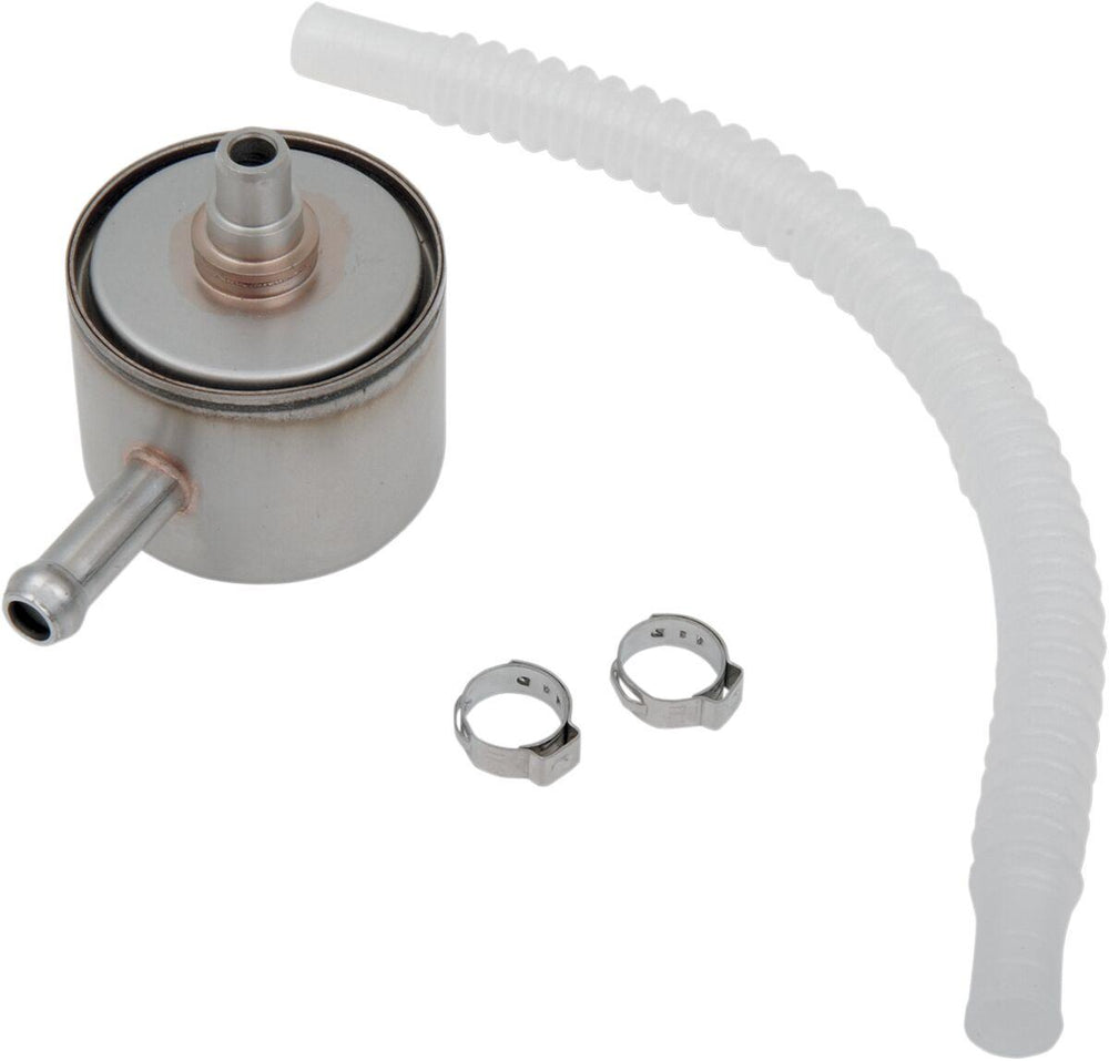 Drag Specialties Fuel Filter Kit For Harley Davidson FLHR 1584 2007 - Silver White