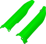 UFO Fork Guards For Kawasaki KX250 2021-2024 - Green