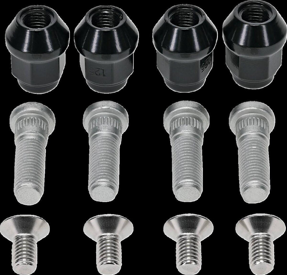 Moose Racing Wheel Stud/Nut Kit For Can Am Commander 1000 R EFI 2021-2025 Fits Front Or Rear - Silver