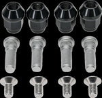 Moose Racing Wheel Stud/Nut Kit For Can Am Commander 1000 R EFI 2021-2025 Fits Front Or Rear - Silver