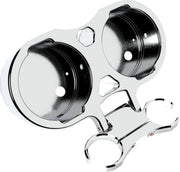 LA Choppers Gauge Mount Double 32 mm (1-1/4") - Chrome