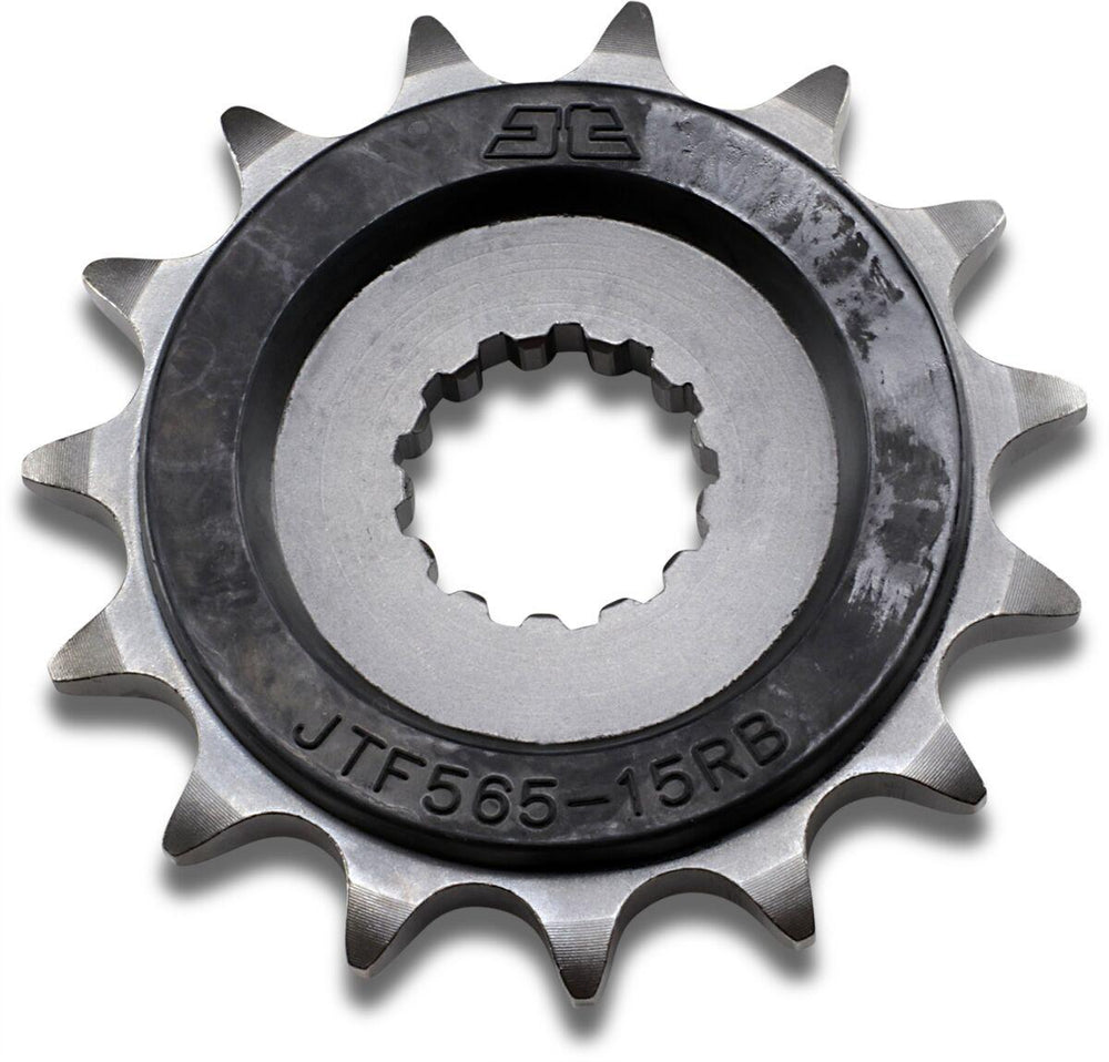 JT Steel Sprocket With Noise Dampener For Moto Morini 6 1/2 Seimmezzo 650 SCR ABS 2022-2024 Front 15T