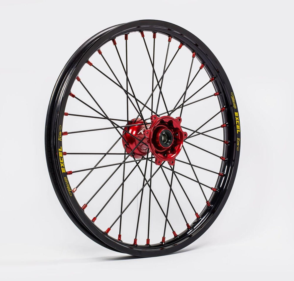 Kite Elite MX 19" Front Wheel - KTM SX85 2012-2024 - Black/Red Hub