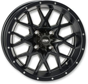 ITP Hurricane Wheel For Segway Super VILLAIN 2000 4x4 SX20 T Fits Front Or Rear 15x7" - Black