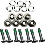 Drag Specialties Front Brake Disc Bolt Kit For Harley Davidson FLHR 1750 2020-2022 - Silver