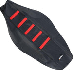 Moose Racing Ribbed Seat Cover For Honda CRF250R 2010-2013 - Black Cover Red Ribs